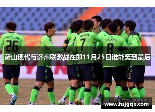蔚山现代与济州联激战在即11月25日谁能笑到最后